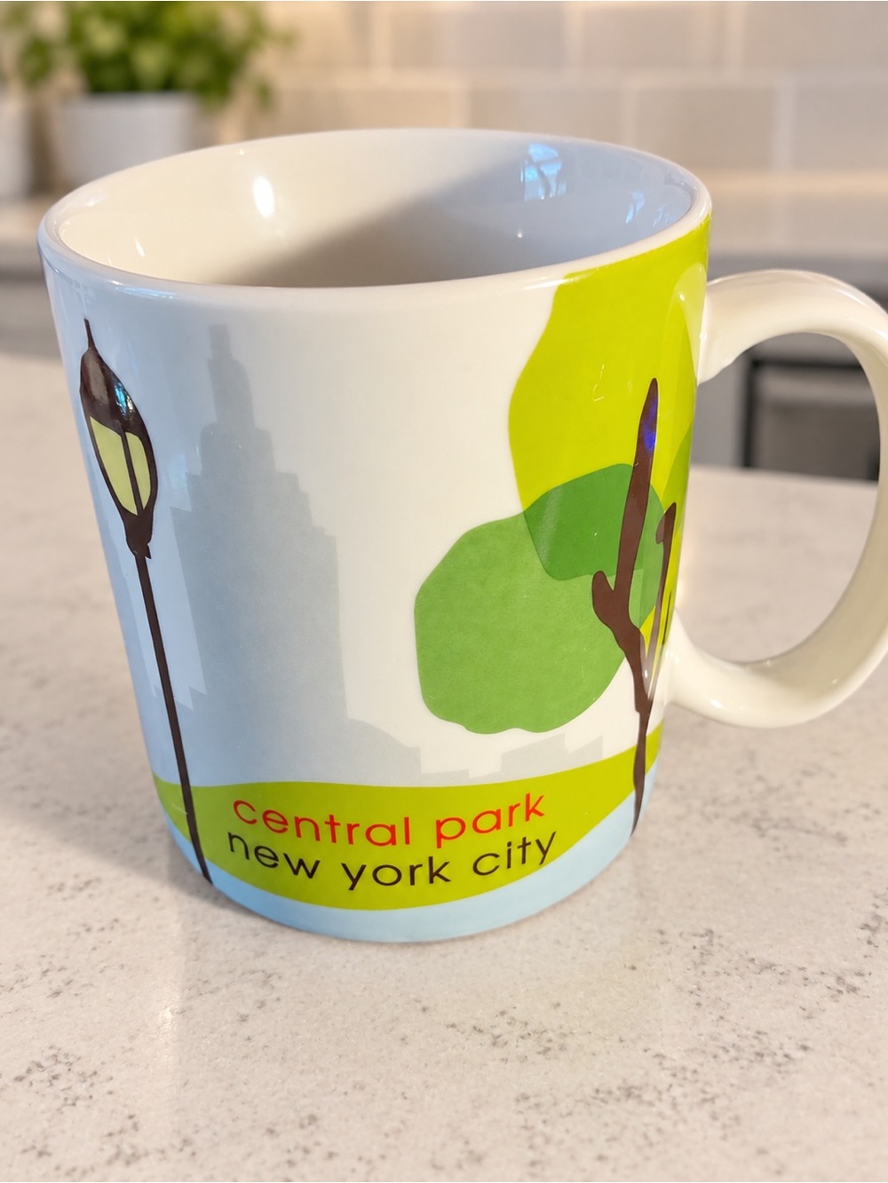 2007 Starbucks Central Park NYC Parks Series 18 oz Coffee Mug